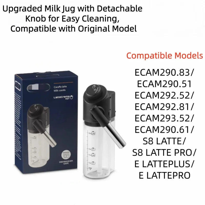 Compatible with DeLonghi Coffee Machine Milk Tank Accessories Milk Pot E LATTE PRO/E LATTE PLUS