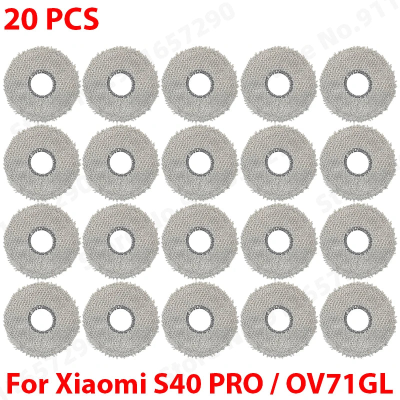 Compatible with (Xiaomi Robot Vacuum S40 Pro / OV71GL ) Vacuum Parts Main Roller Side Brush Mop Cloth HEPA Filter Accessories