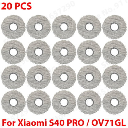 Compatible with (Xiaomi Robot Vacuum S40 Pro / OV71GL ) Vacuum Parts Main Roller Side Brush Mop Cloth HEPA Filter Accessories