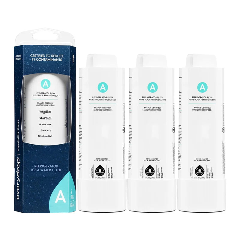 Replacement Refrigerator Water Filter Compatible with Whirlpool EDRARXD1 / EDRARXD1B / WRMF3636RZ / WRFF3536SZ / WRMF3636RV — Model Options