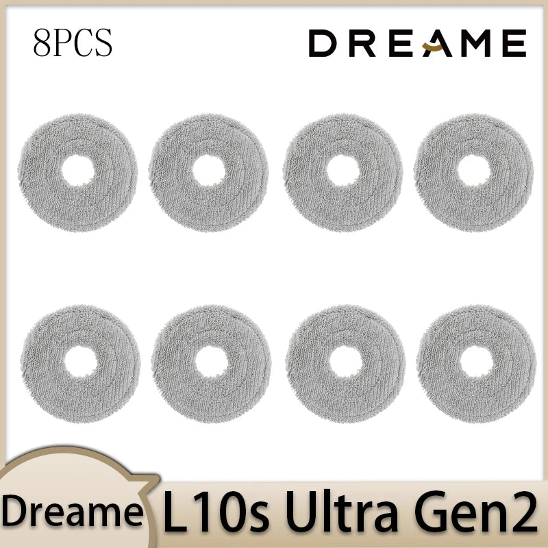 Dreame L10s Ultra Gen2 Robot Vacuum Cleaner Accessories Main Brush Side Brush HEPA Filter Mop Cloths Dust Bag