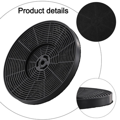 1 PC Kitchen Filter Range Hood Round Reliable Activated Carbon Filter Kitchen Range Hood Accessories 175mm*175mm*15mm