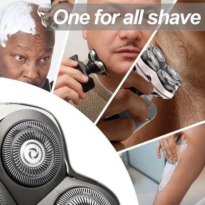Pro 4 Shaver Replacement Heads for Gold PRO, Silver PRO, Platinum PRO, Butterfly Kiss PRO… Series Head Shavers Floating 4 Heads