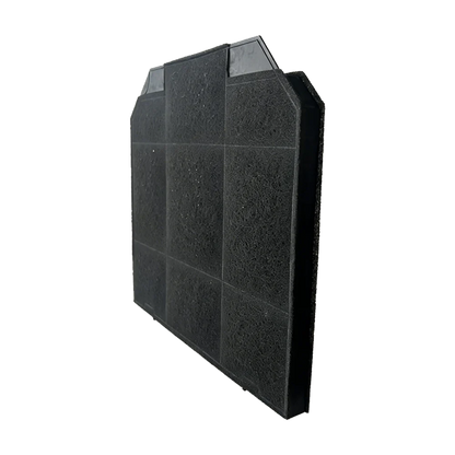KBD-176 Range Hood Activated Carbon Filter 267×234×17mm Rectangular Cooker Hood Odor Grease Removal Replacement Filter Kitchen E