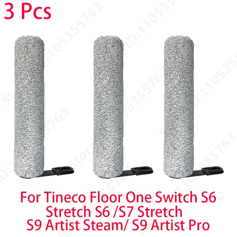For Tineco Floor One Switch S6/Stretch S6 /S7 Stretch/ S9 Artist Steam/ S9 Artist Pro Wet Dry Vacuum Cleaner Roller Brush Filter
