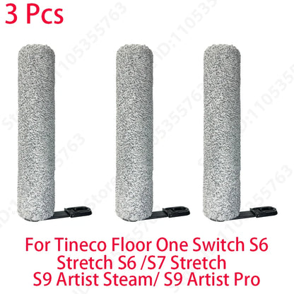 For Tineco Floor One Switch S6/Stretch S6 /S7 Stretch/ S9 Artist Steam/ S9 Artist Pro Wet Dry Vacuum Cleaner Roller Brush Filter