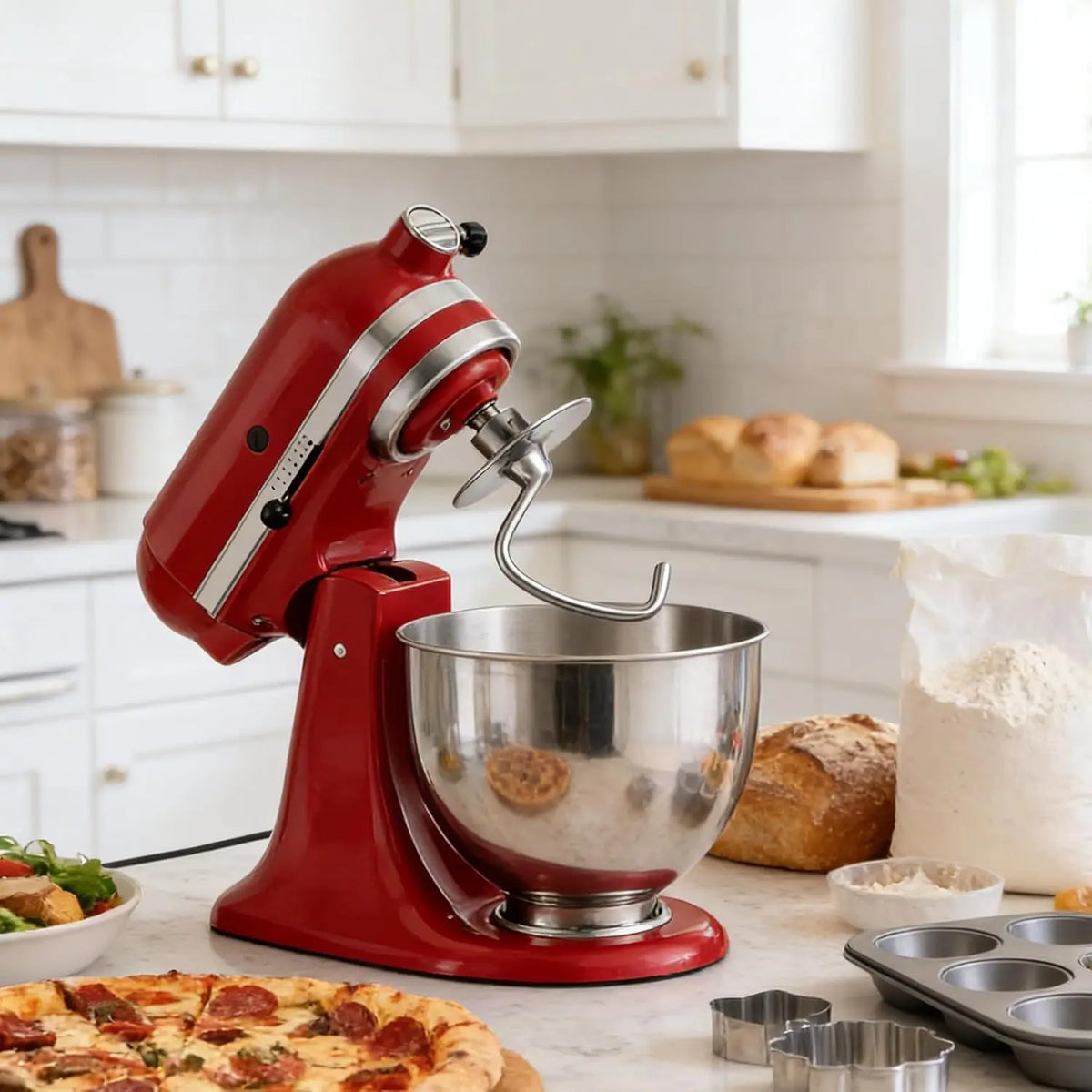 Stainless Steel Dough Hook for KitchenAid Tilt-Head Stand Mixer | Fits 4.5-5QT for KitchenAid Mixers Dough Hook Attachment