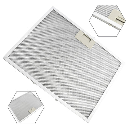 Range Hood Metal Mesh Filter Stainless Steel Cooker Hood Grease Filter 400 x 300 x 9mm For Standard Vent Duct Compatibility