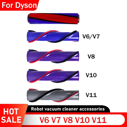 Soft Roller Brush Accessories Compatible with Dyson V6 V8 V10 V11 Vacuum Cleaner Spare Part Carpet Brushroll Bar Replacement