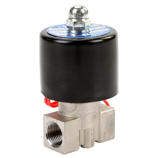 3/8'' 1/2" 3/4" 1" 2" Normally Closed DN10-DN50 Stainless Steel Solenoid Valve 24V 12V 220V 110V