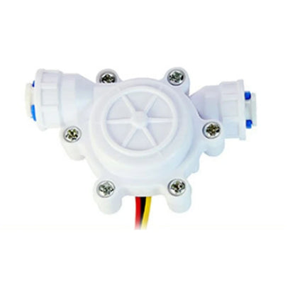 1/4" Quick Connect Water Flow Sensor Switch Flowmeter Fluid Meter Counter 0.2-8L/min for Drinking Fountain