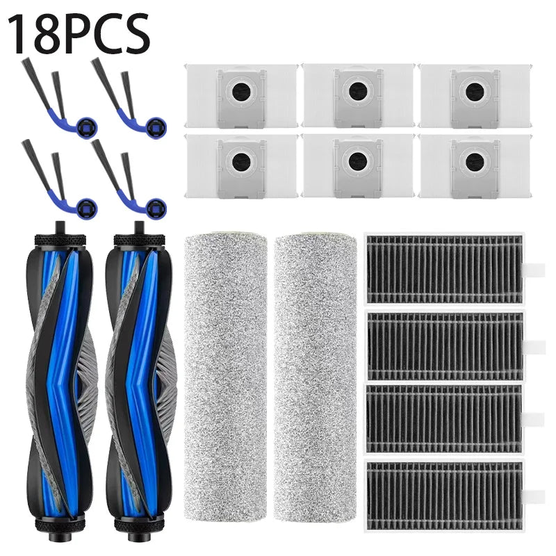 ECOVACS T80 OMNI 、T80 PRO OMNI Vacuum Parts Main Roller Mop Cloth Side Brush Dust Bag HEPA Filter Accessories