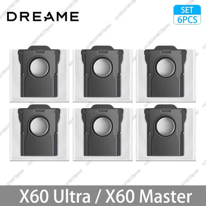 Dreame X60 Ultra / X60 Master Accessories Main Side Brush HEPA Filter Mop Cloths Dust Bag Vacuum Cleaner Replacement Spare Parts