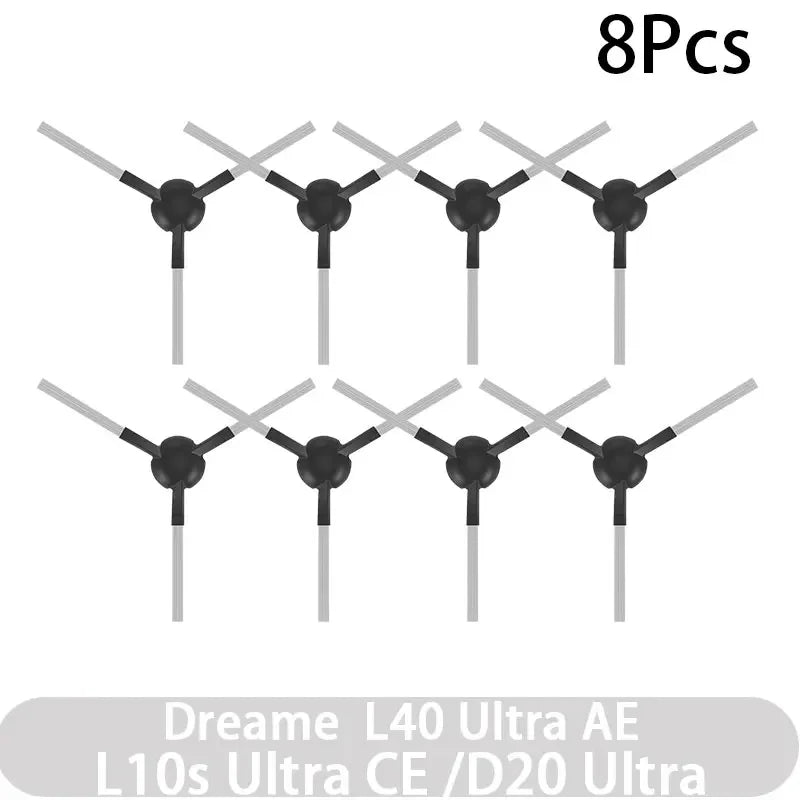 For Dreame L40 AE/L10s CE/D20 Vacuum Cleaner Accessories Main Brush Edge Brush Cloth Dust Bag Filter Screen