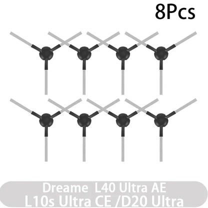 For Dreame L40 AE/L10s CE/D20 Vacuum Cleaner Accessories Main Brush Edge Brush Cloth Dust Bag Filter Screen