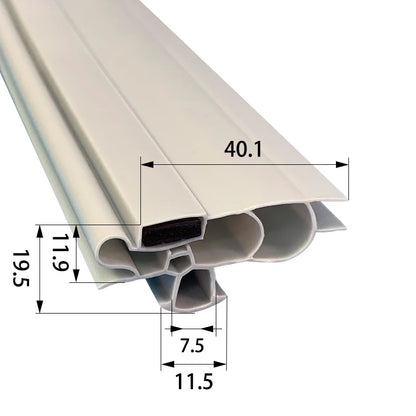Refrigerator Door Seal — 2.5m — PVC Magnetic