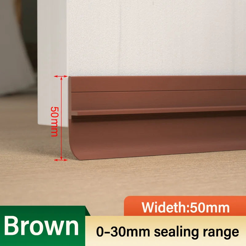 Self-Adhesive Thickened Door Bottom Sealing Strip Thermal Insulation Door Weatherstrip Anti-cold Window Draft Stopper Tape