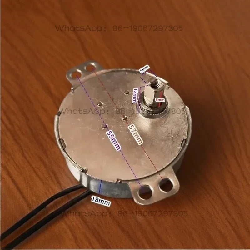 For Claw Pole Permanent Magnet Synchronous Motor Shaking Head Motor 2.5rpm Floor Fan Electric Fan Accessories 49TYJ Accessories