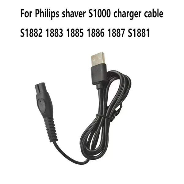 Compatible with Philips Shaver S1000 Series Charger Cable S1882 1883 1885 1886 1887 S1881