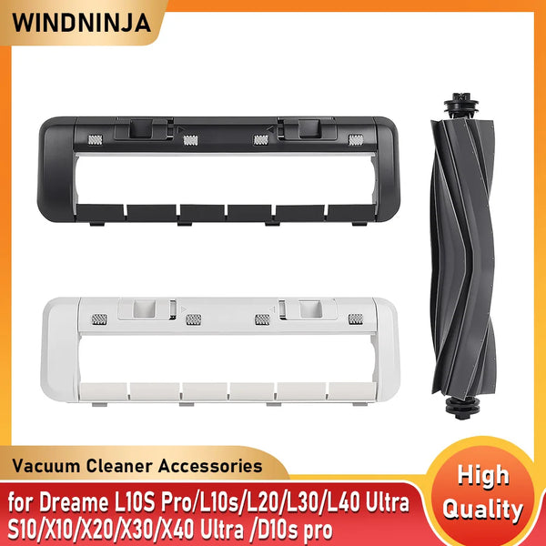 Main Roller Brush Cover for Dreame L10S Pro L10s/L20/L30/L40 Ultra/S10/X10/X20/X30/X40 Ultra /D10s pro Robot Vacuum Cleaner Part