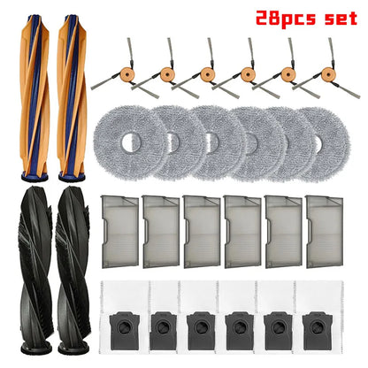 For Dreame X60 Max Ultra Complete X60 Ultra Robot Vacuum Cleaner Accessories Main Roller Side Brush Hepa Filter Bag Parts