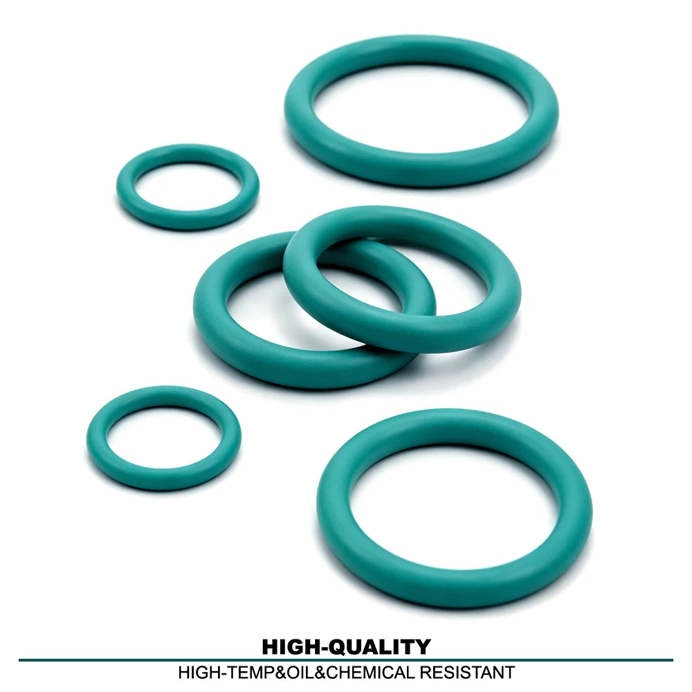 10Pcs FKM O-Ring CS 1.78mm ID 1.78~33.05mm and Corrosion-Resistant Oil Pump Valve Sealing Special Strong Chemical