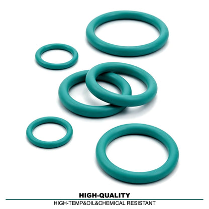 10Pcs FKM O-Ring CS 1.78mm ID 1.78~33.05mm and Corrosion-Resistant Oil Pump Valve Sealing Special Strong Chemical