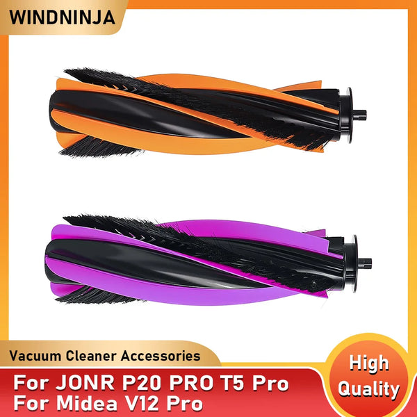 Main Brush For JONR P20 PRO T5 Pro Compatible with Midea V12 Pro Sweeping Robot Vacuum Cleaner Floor Scrubber Roller Brush Accessories Parts
