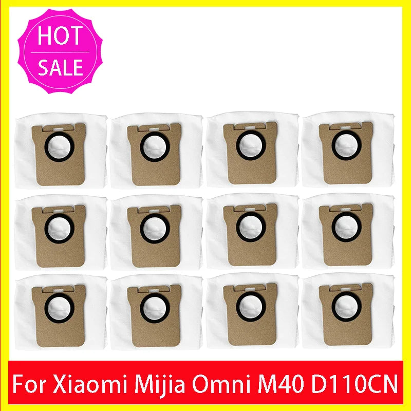 For ( Compatible with Xiaomi Mijia M40 ) D110CN Vacuum Parts Main Tricut Roller Side Brush Hepa Filter Mop Cloth Dust Bag Accessories