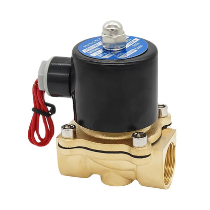 2W Small Solenoid Valves Water Valves Pneumatic Control Valves DN8/10/20/50 Normally Closed 12V 24V 220V 110V For Water Oil Air