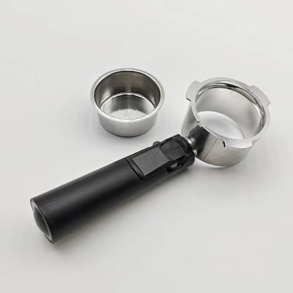 51mm Coffee Portafilter 3 Ears Bottomless Espresso Filter Handle Stainless Steel Coffee Machine Replacement Parts Cafe