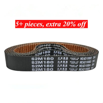 S2M280 S2M284 S2M286 S2M288 S2M290 SUPER TORQUE Timing Belt G Motor Tools Sander Treadmill Pulley Circular Teeth Rubber Belt