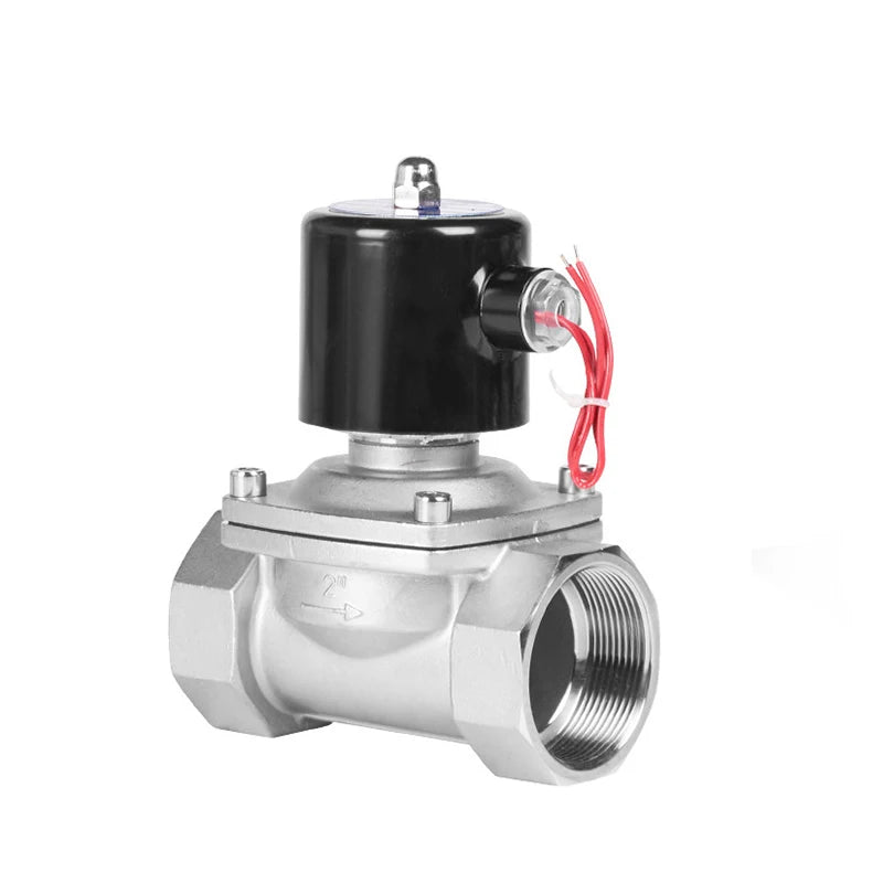 3/8'' 1/2" 3/4" 1" 2" Normally Closed DN10-DN50 Stainless Steel Solenoid Valve 24V 12V 220V 110V