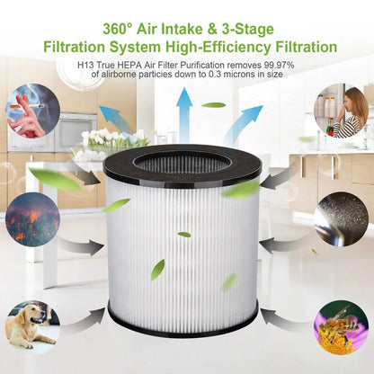 Filter Compatible with Druiap KJ150 and Cwxwei SY910 KJ150 (AF3001) Air Purifiers