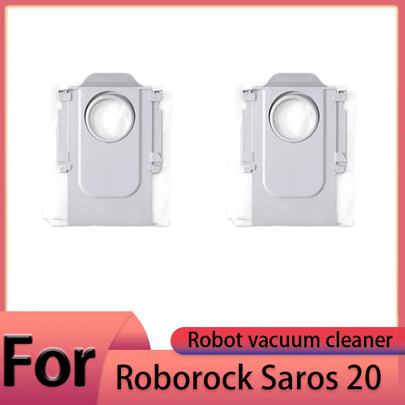 Compatible with Roborock Saros 20 Robot Vacuum Cleaner Accessories Main Brush Side Brush HEPA Filter Mop Cloths Dust Bag Spare Parts