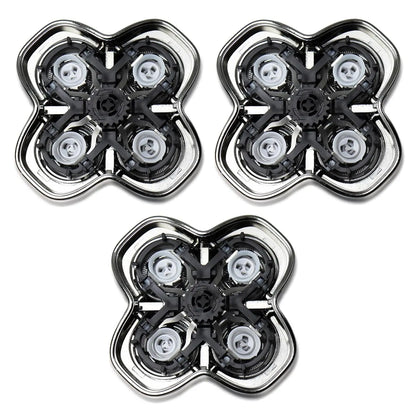 Pro 4 Shaver Replacement Heads for Gold PRO, Silver PRO, Platinum PRO, Butterfly Kiss PRO… Series Head Shavers Floating 4 Heads