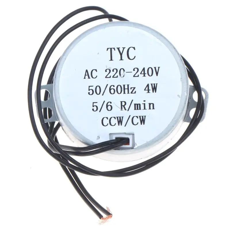 High Torque TYC-50 Synchronous Motor 5-6R/min Stable Running AC 220V Replacement Part for Home Microwave Turntable Repair