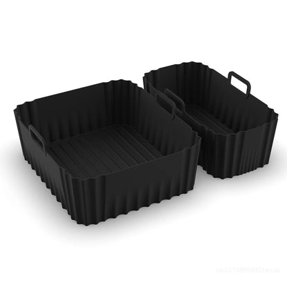 Silicone Air Fryer Liner for Philips Dual Basket Air Fryer 3000 Series 6L/3L, Reusable Dual Airfryer Liner Air Fryer Accessories