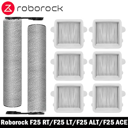 Replacement Vacuum Brush & Filter Compatible with Roborock F25