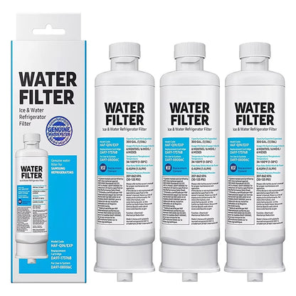 Replacement Refrigerator Water Filter Compatible with Samsung DA97-17376B / DA97-08006C / RF23M8070SG / RF23M8070SR