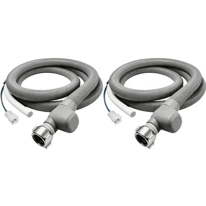 SPECIAL OFFER2X Aquastop Inlet Hose Dishwasher 1.85M, Water Hose For Dishwasher & Washing Machine With Water Stop, 3
