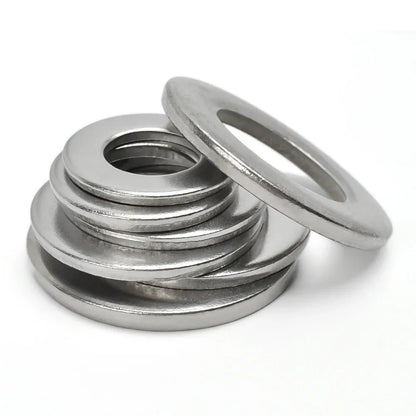 304 Stainless Steel Large Size Oversize Big Wider DIN9021 Large Flat Washer Plain Gasket Metal Plain Washers Spacer M1.6-M36