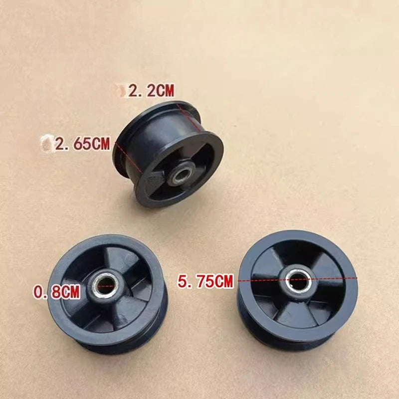1PC Black Idler Pulley for AEG Electrolux Dryers 1250125034 125012503/4 for Dryer Tensioner Belt Roll Anchor Roller