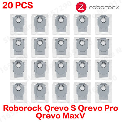 Compatible with Roborock Qrevo S Qrevo Pro Qrevo MaxV Robot Vacuum Parts Main Roller Side Brush Hepa Filter Mop Pad Cloth Dust Bag Accessories