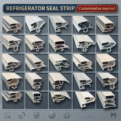 Refrigerator Door Seal — 2.5M — PVC Magnetic