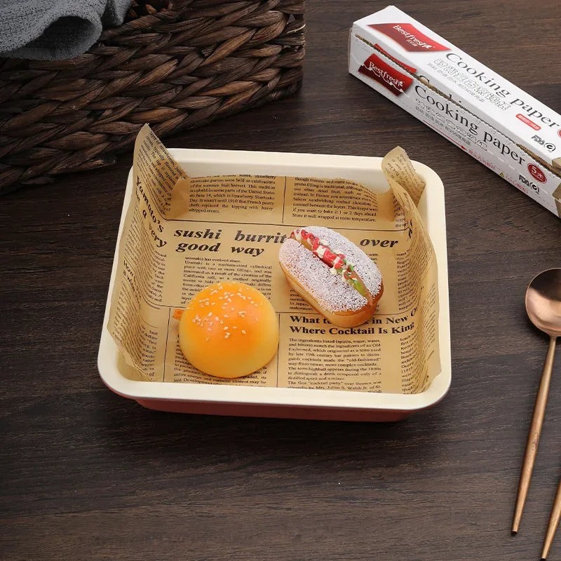 5M*30cm Parchment Paper Baking Tools Grease Paper Bread Sandwich Burger Fries Wrappers Cookie Oilpaper