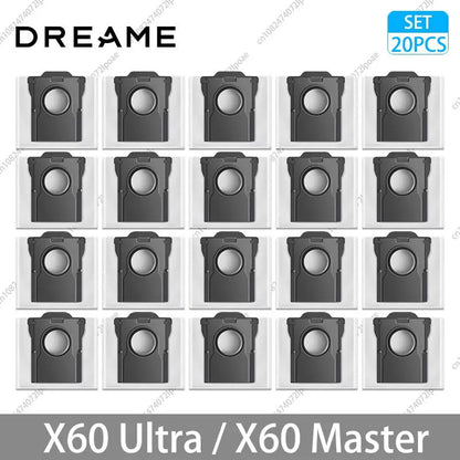 Dreame X60 Ultra / X60 Master Accessories Main Side Brush HEPA Filter Mop Cloths Dust Bag Vacuum Cleaner Replacement Spare Parts