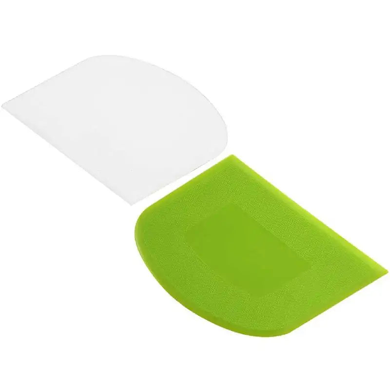2PCS Plastic Dough Scraper Bowl Scraper Bench Scraper Flexible Dough Cutter Multipurpose Food Scrappers Dropshipping