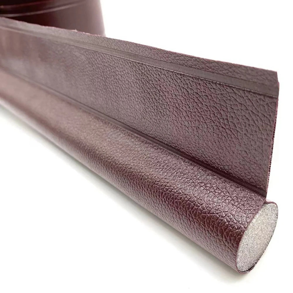 1pc Door Bottom Seal Strip Cuttable Insulation Under Door Draft Blocker Windproof Anti-Cold Gap Weather Stripping Acoustic Foam