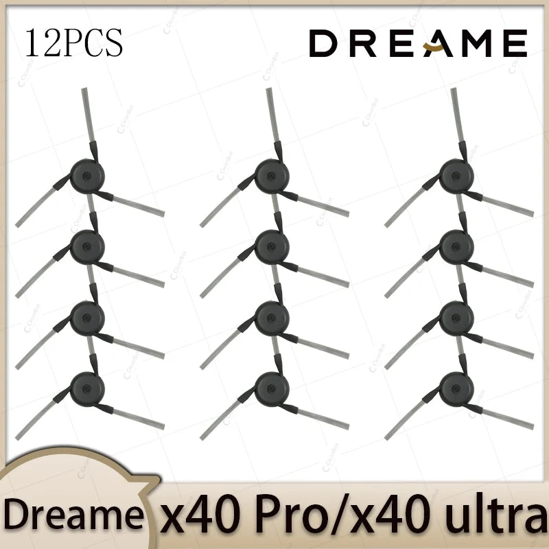 Dreame X40 Pro X40 Ultra Robot Vacuum Cleaner Accessories Main Brush Side Brush HEPA Filter Mop Cloths Dust Bag Par